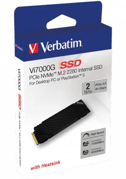 Ssd 2Tb for ps5 verbatim