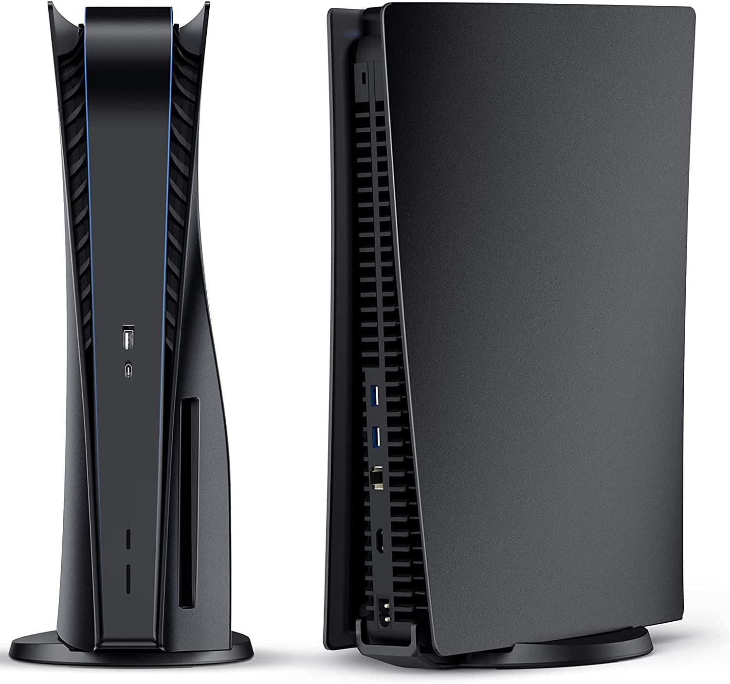PS5 Fat face plate ( full black )
